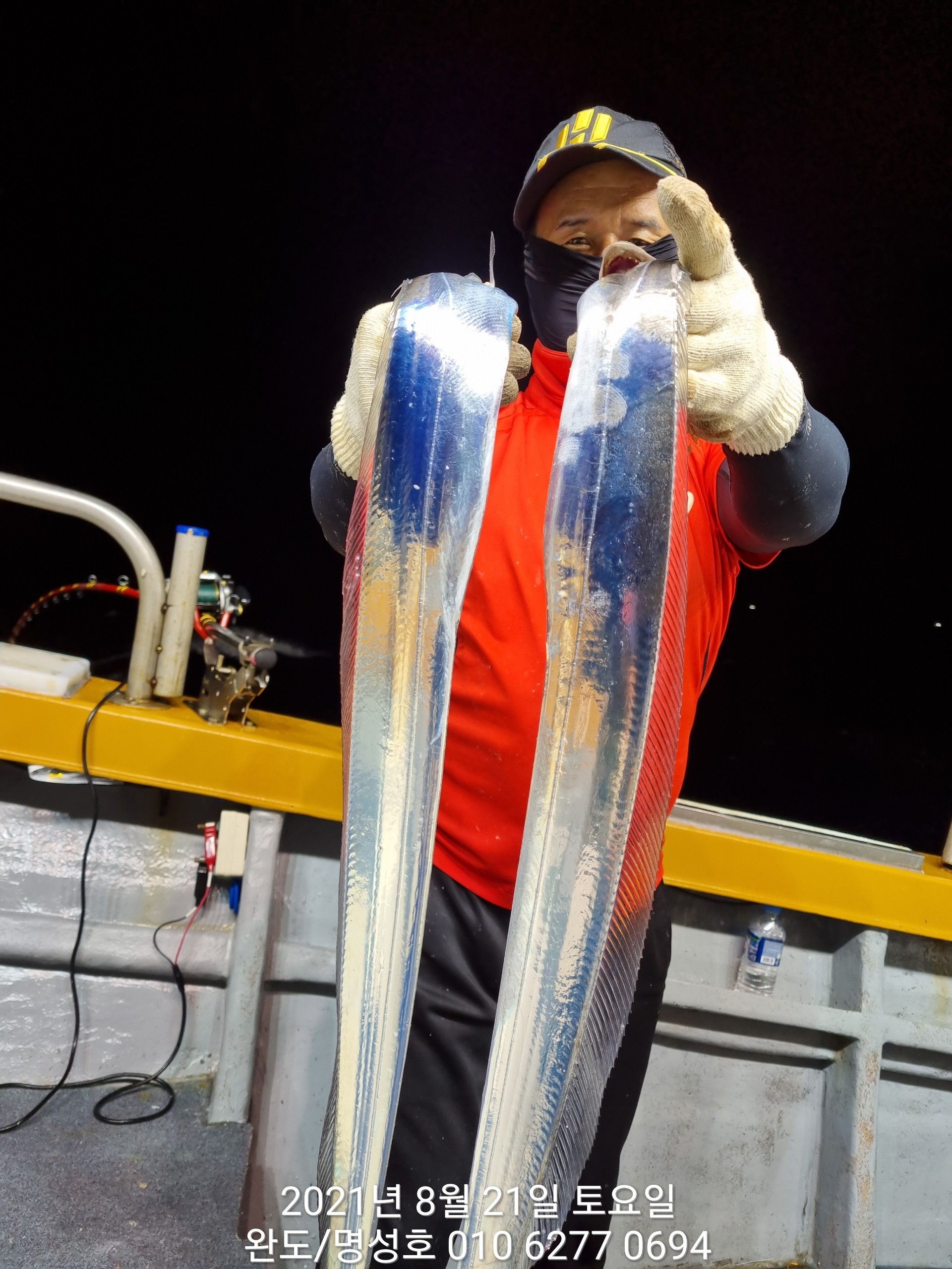 8월20일 갈치낚시 조황